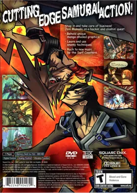 Musashi - Samurai Legend box cover back